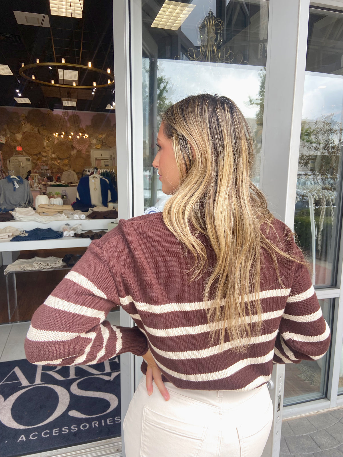 DEAR JOHN Chocolate Solana Torte Sweater