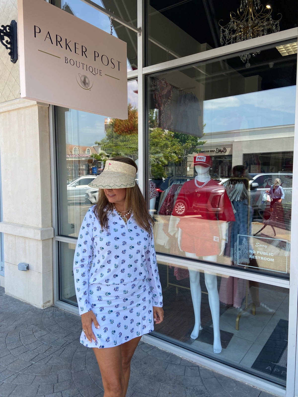 SMITH & QUINN White Floral Anne Skort