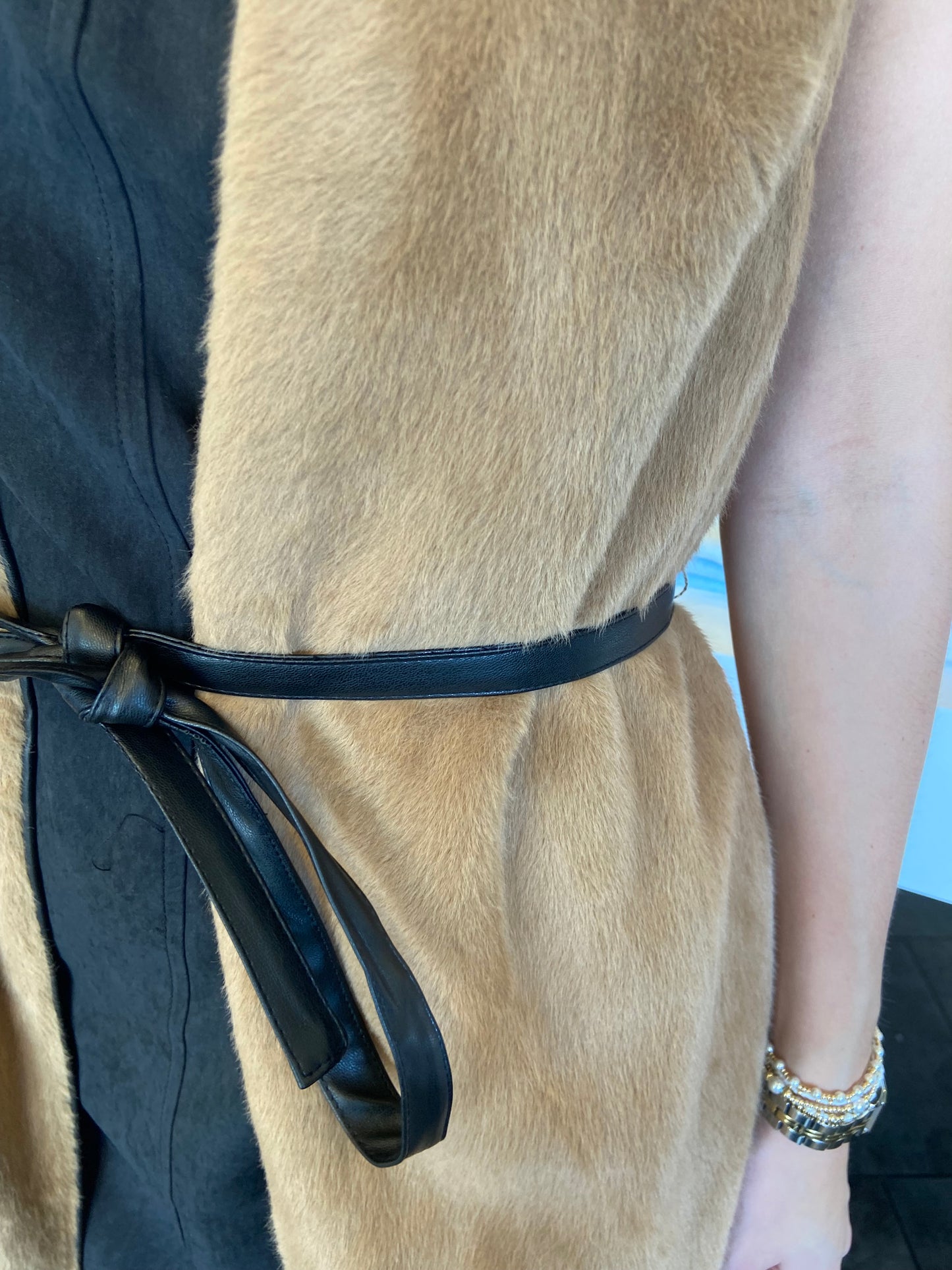 Sammy Faux Fur Maxi Vest