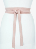 SHUG Wrap Belt - Rose Suede