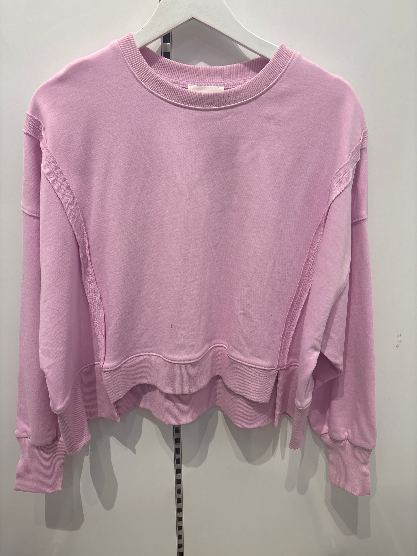 Jane Long Sleeve Sweateshirt - Lt. Pink