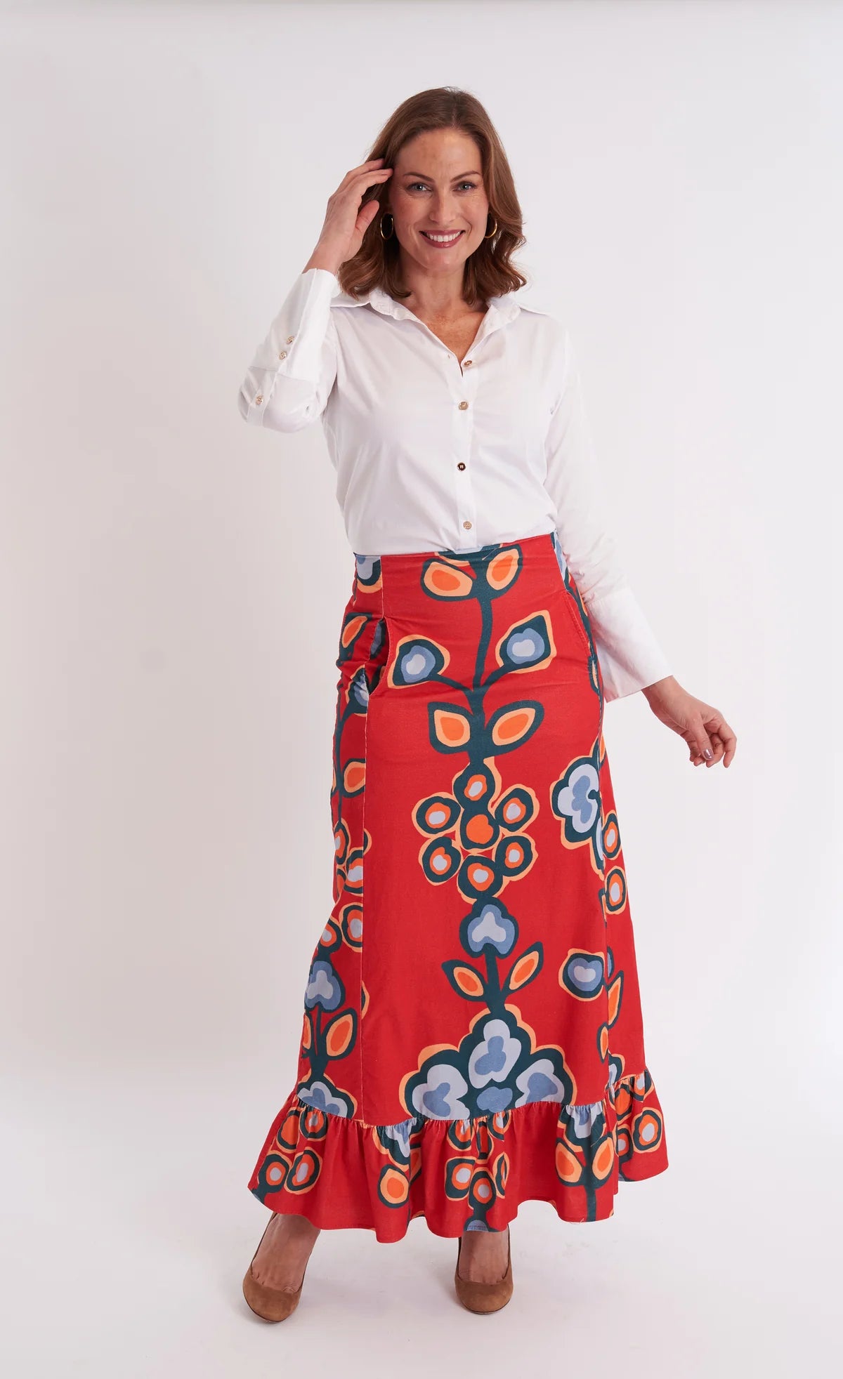CK BRADLEY Hostess Skirt - Serendipity Merlot