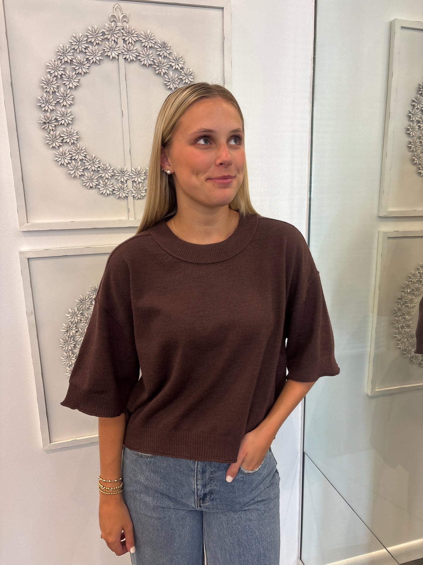 Brown Sunday Sweater
