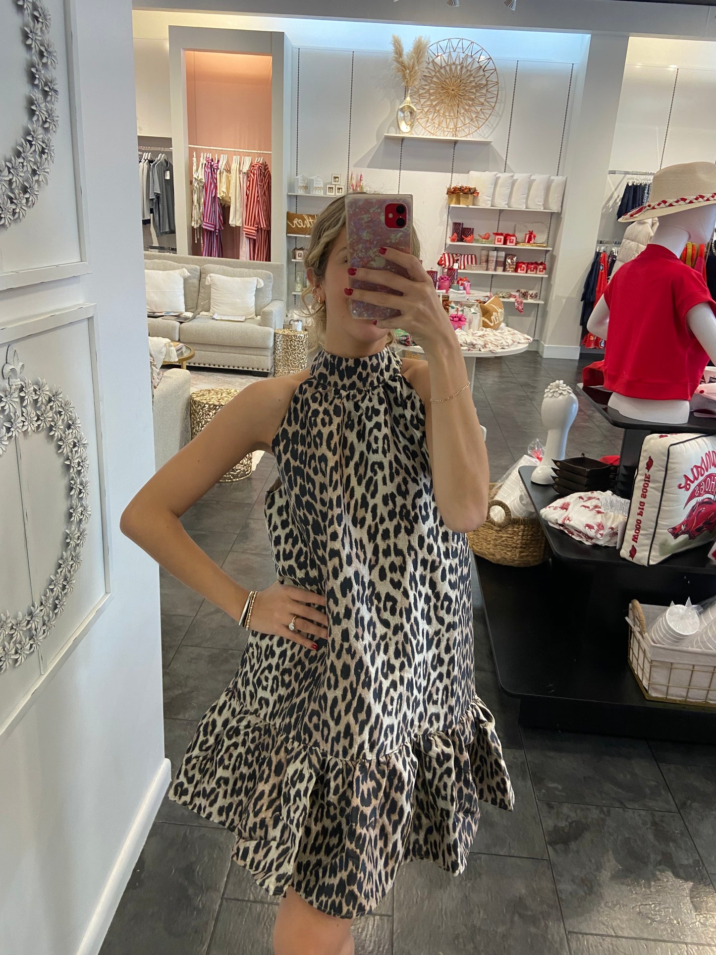 Jordan Leopard Sleeveless Dress