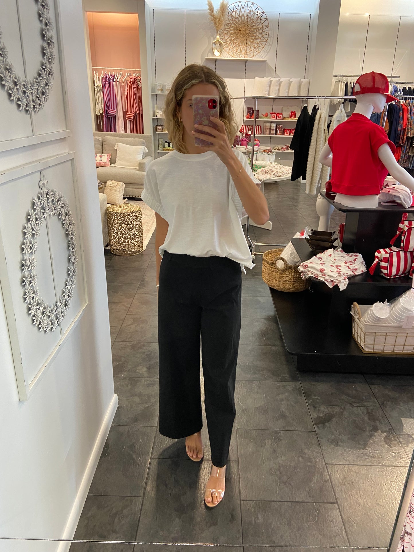 LYSSE Erin Hi Waist Wide Leg Denim BLack