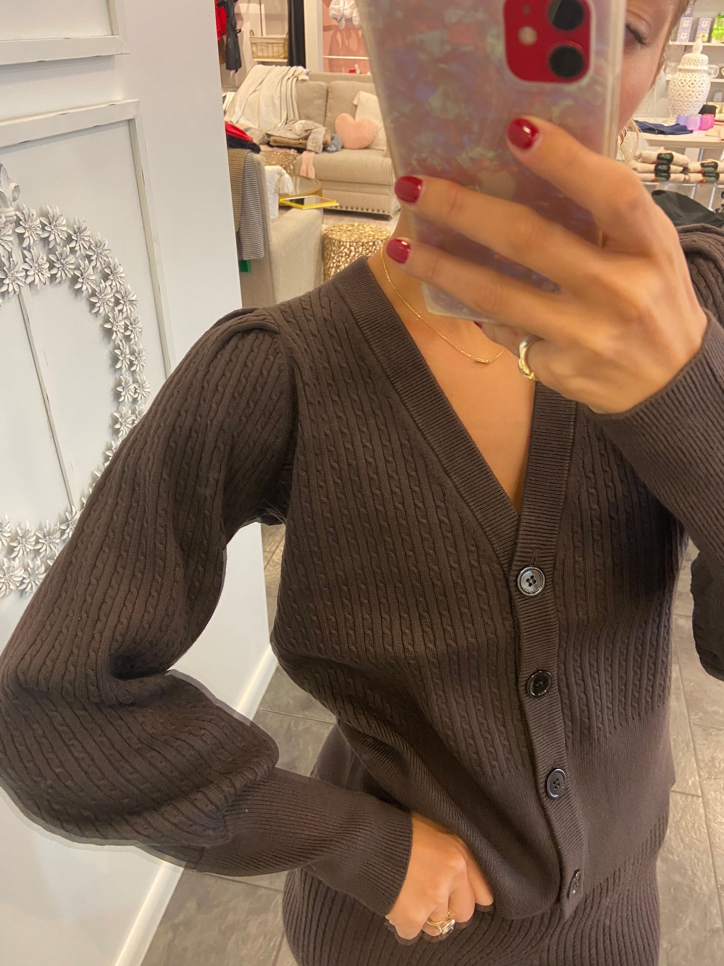 Lavina Cable Cardigan