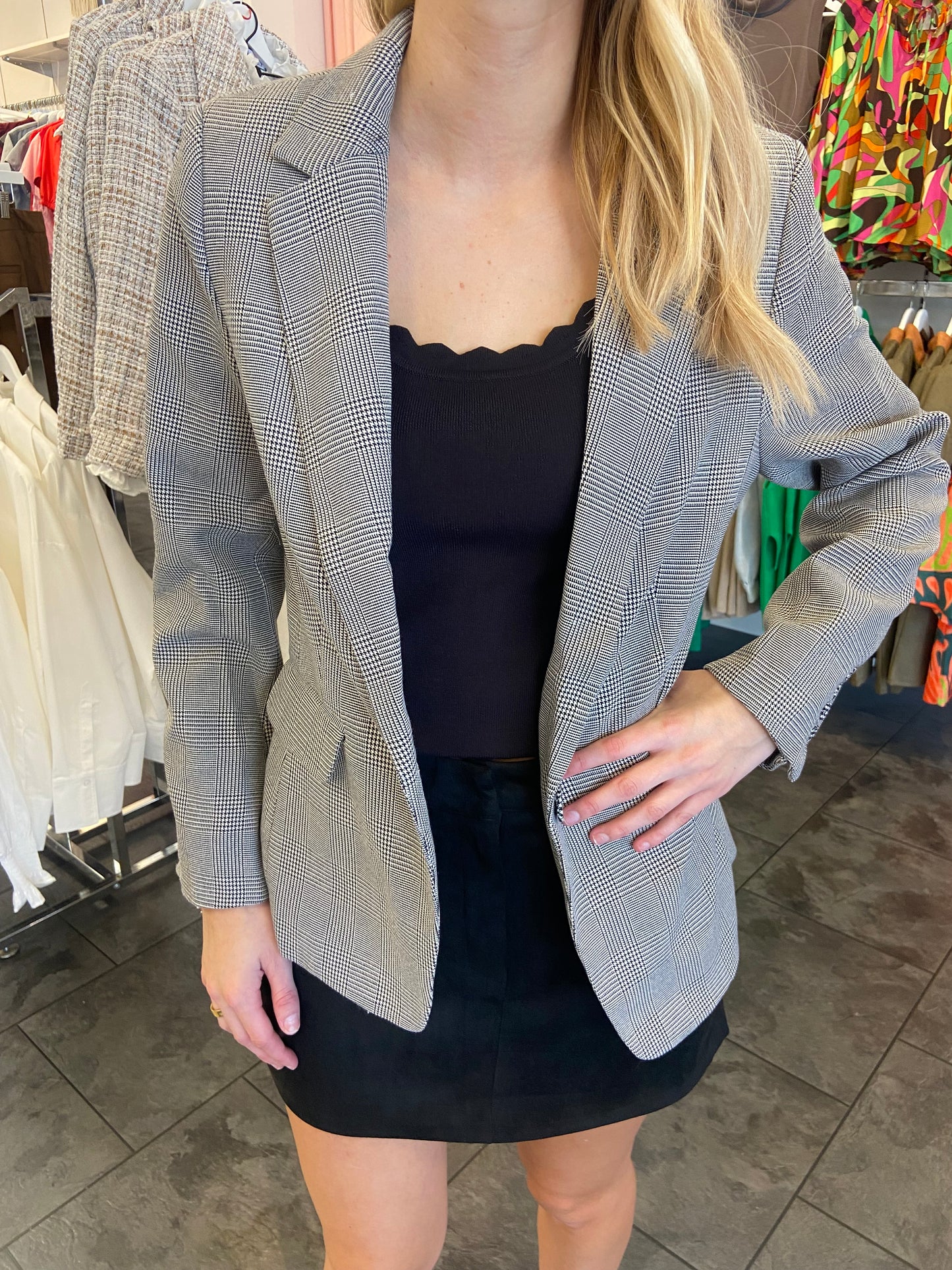 Preppy Plaid Blazer
