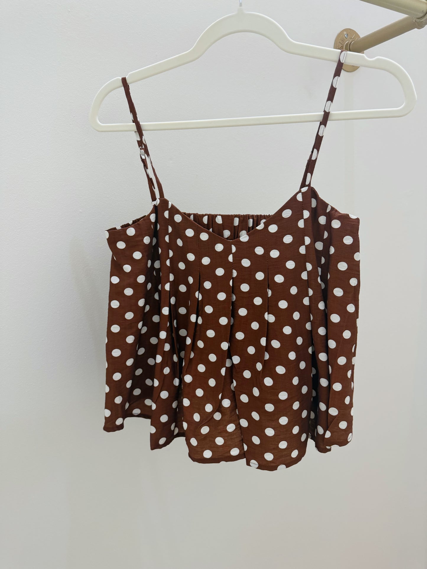 Dotty Crop Polka Dot Top
