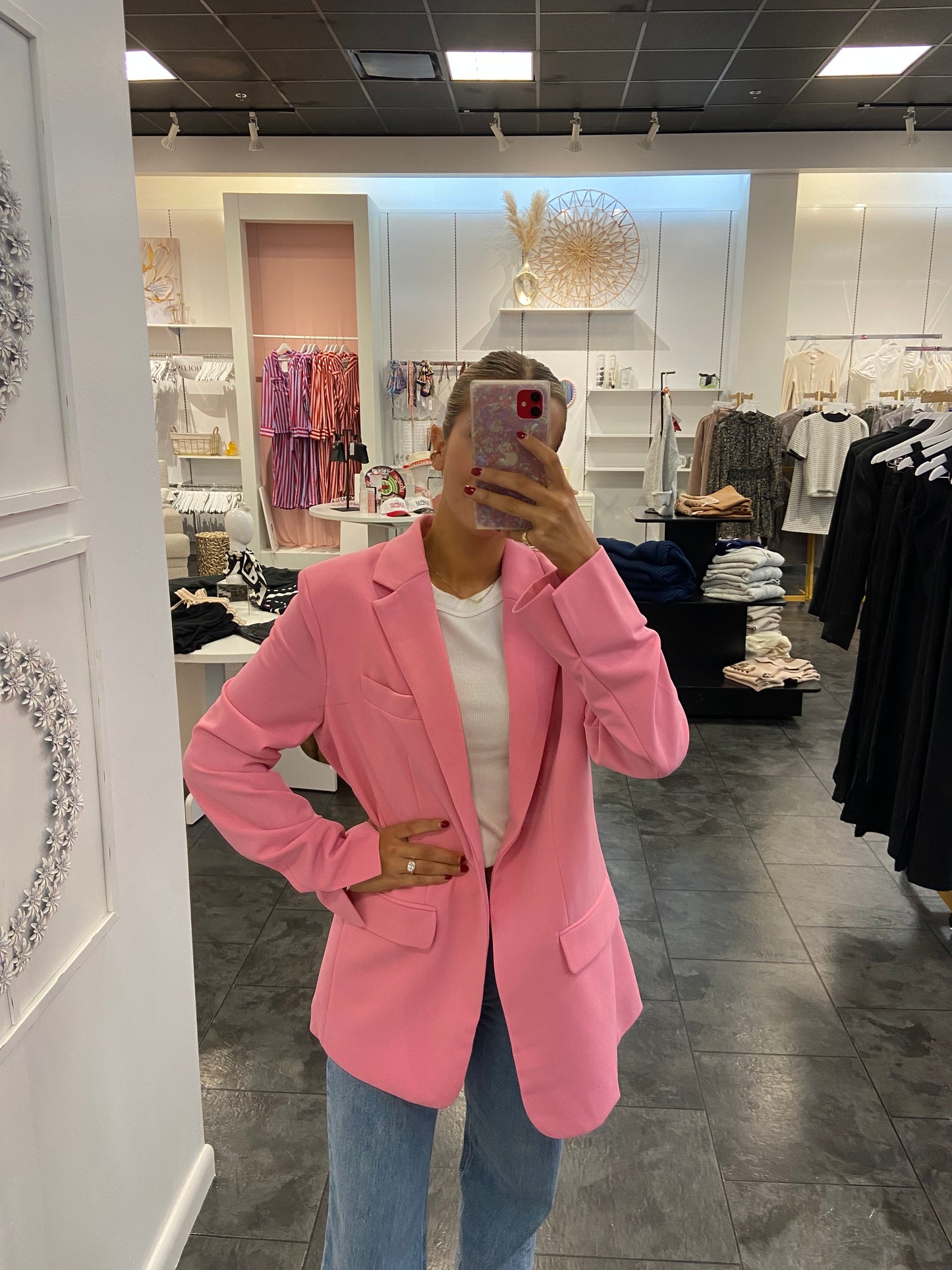 Karlie Pink Blazer