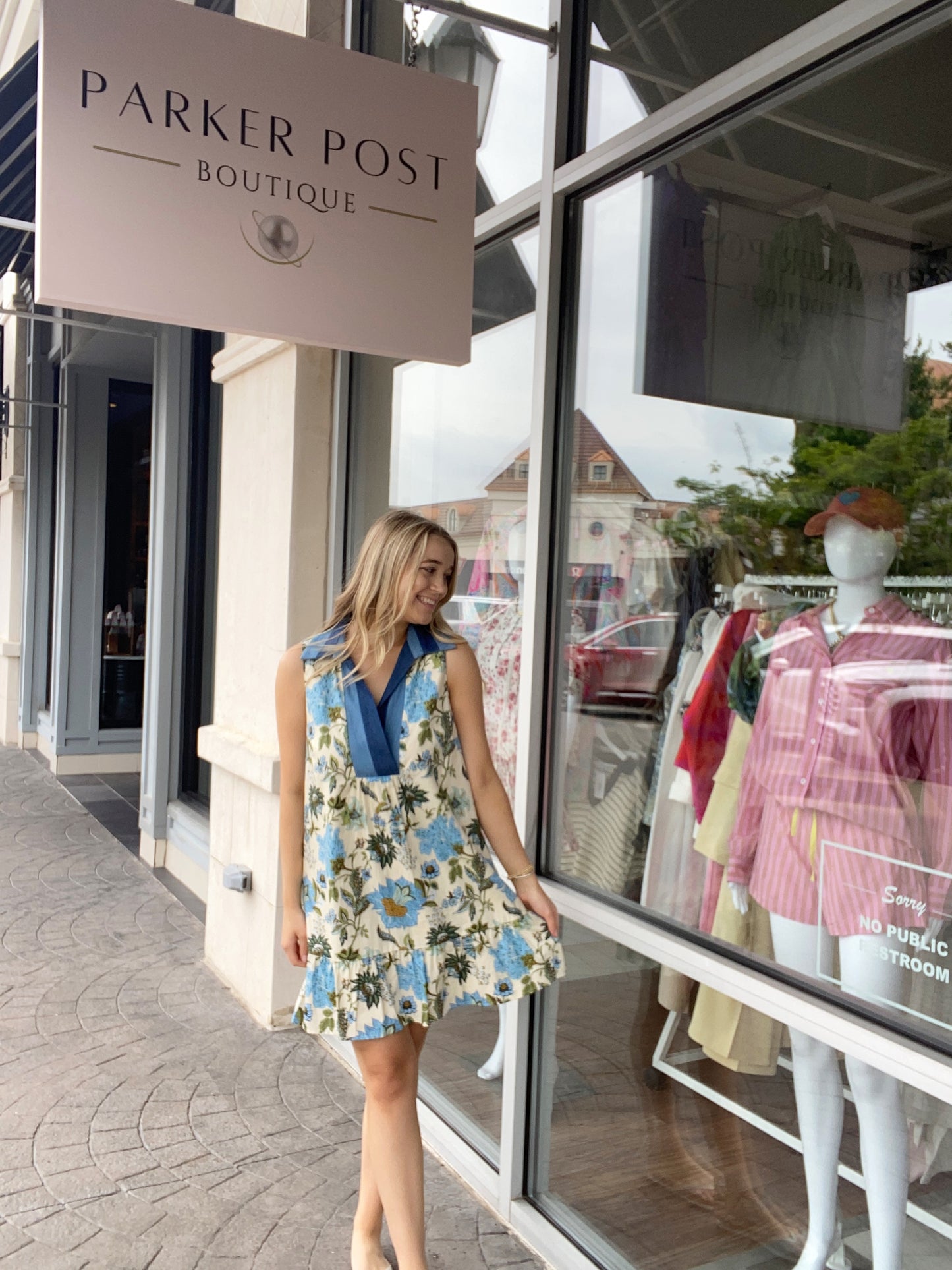 Carrington Sleeveless Floral Dress