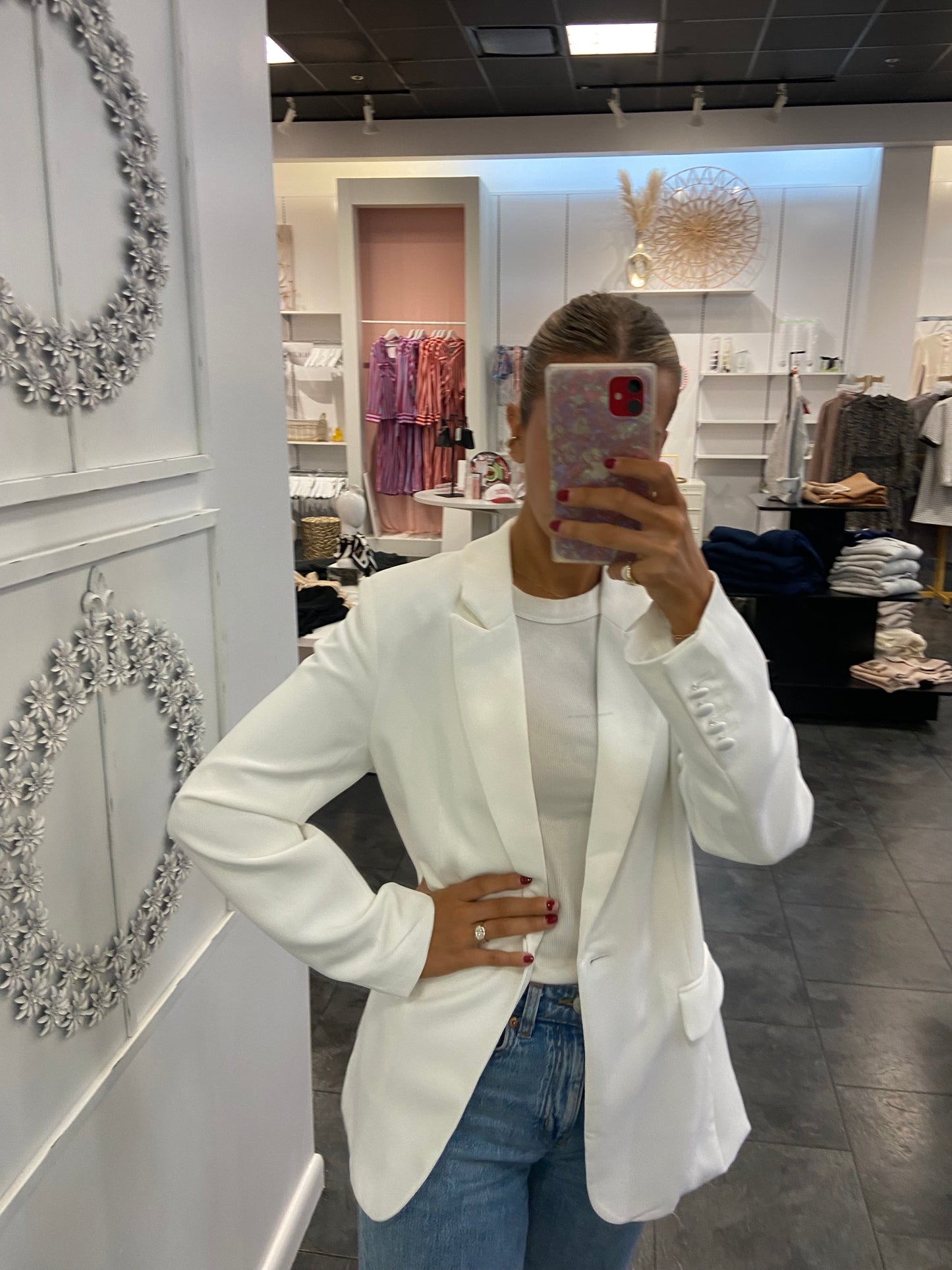 White Chelsea Blazer