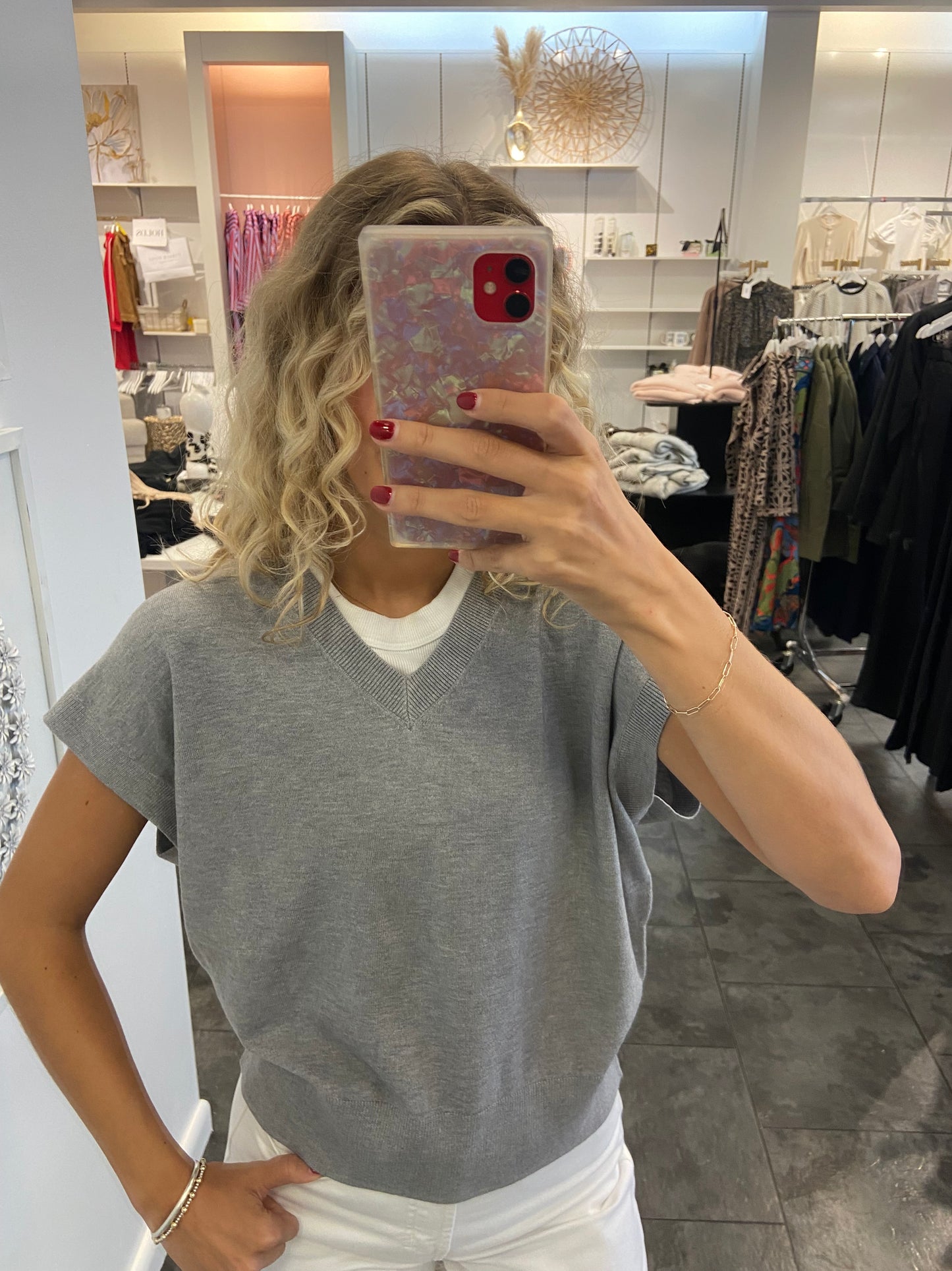 Leslie Cashmere Blend Vest