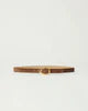 B-LOW THE BELT Greyson Mini Suede Chocolate Belt