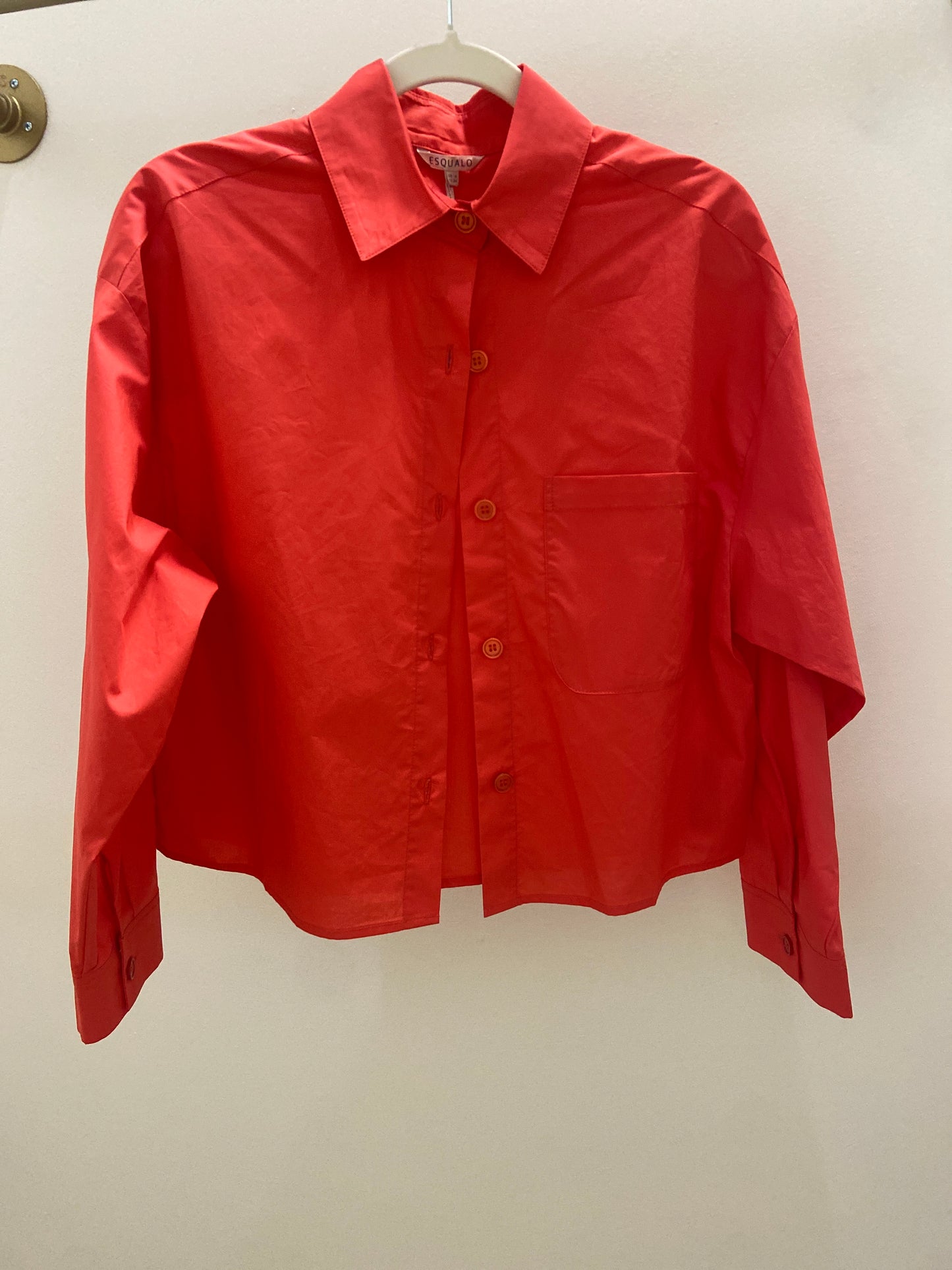 ESQUALO Penelope Button Up Shirt - Red