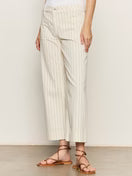 SANCTUARY The Marine White Pinstripe Pant