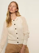 SANCTUARY Metallic Open Knit Cardigan
