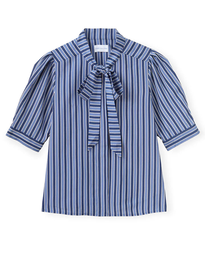 CARTOLINA Peggy Coastal Stipe Blouse