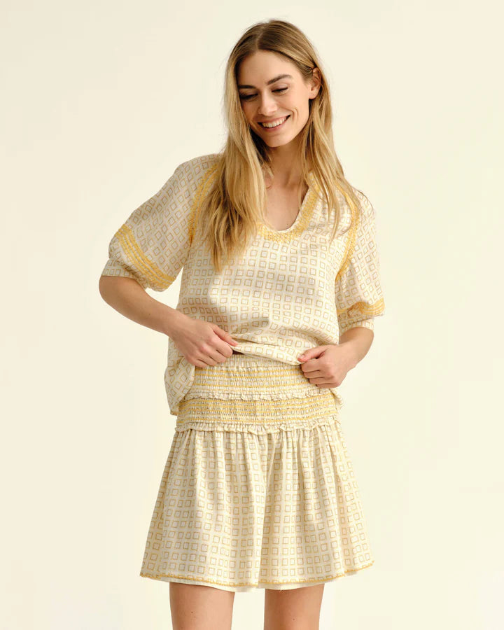 CARTOLINA Ivory Seaglass Eleanor Top