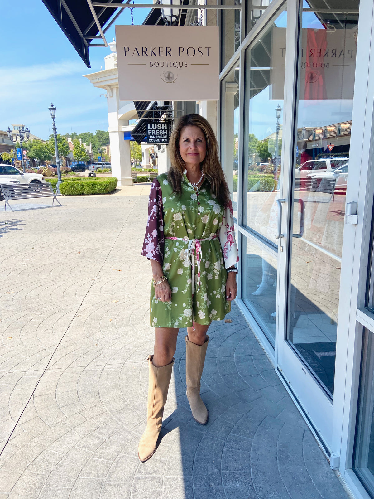 ALDEN ADAIR Rosette Toni Dress