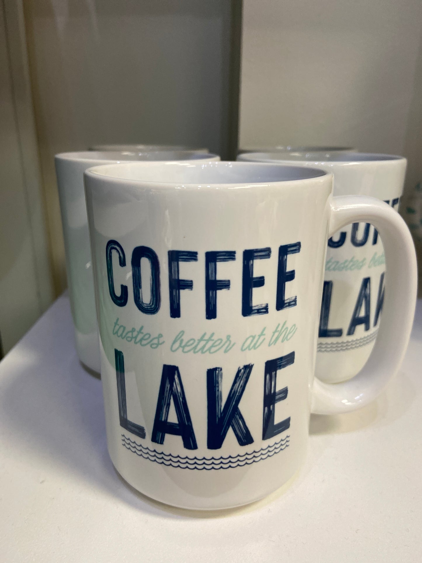 Coffee Tastes Better at the Lake Coffee Mug