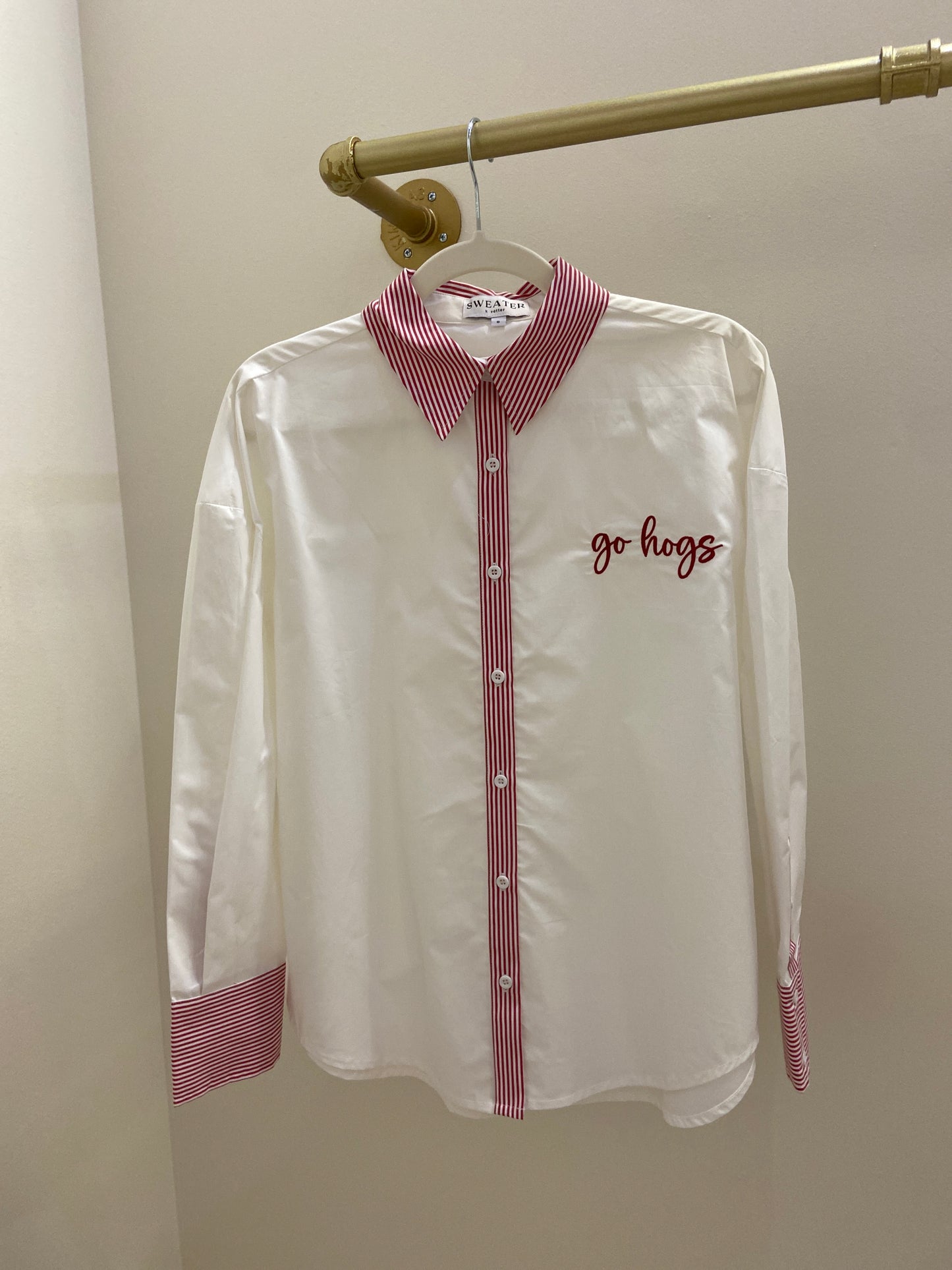 Go Hogs Button Up Shirt