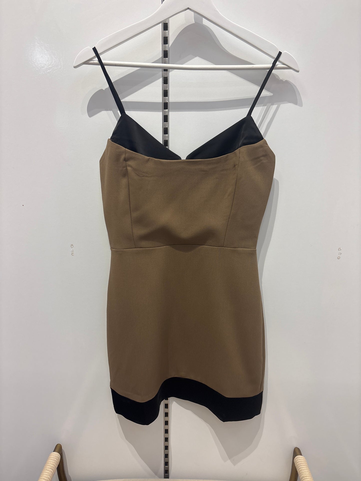 Helen Satin Contrast Dress