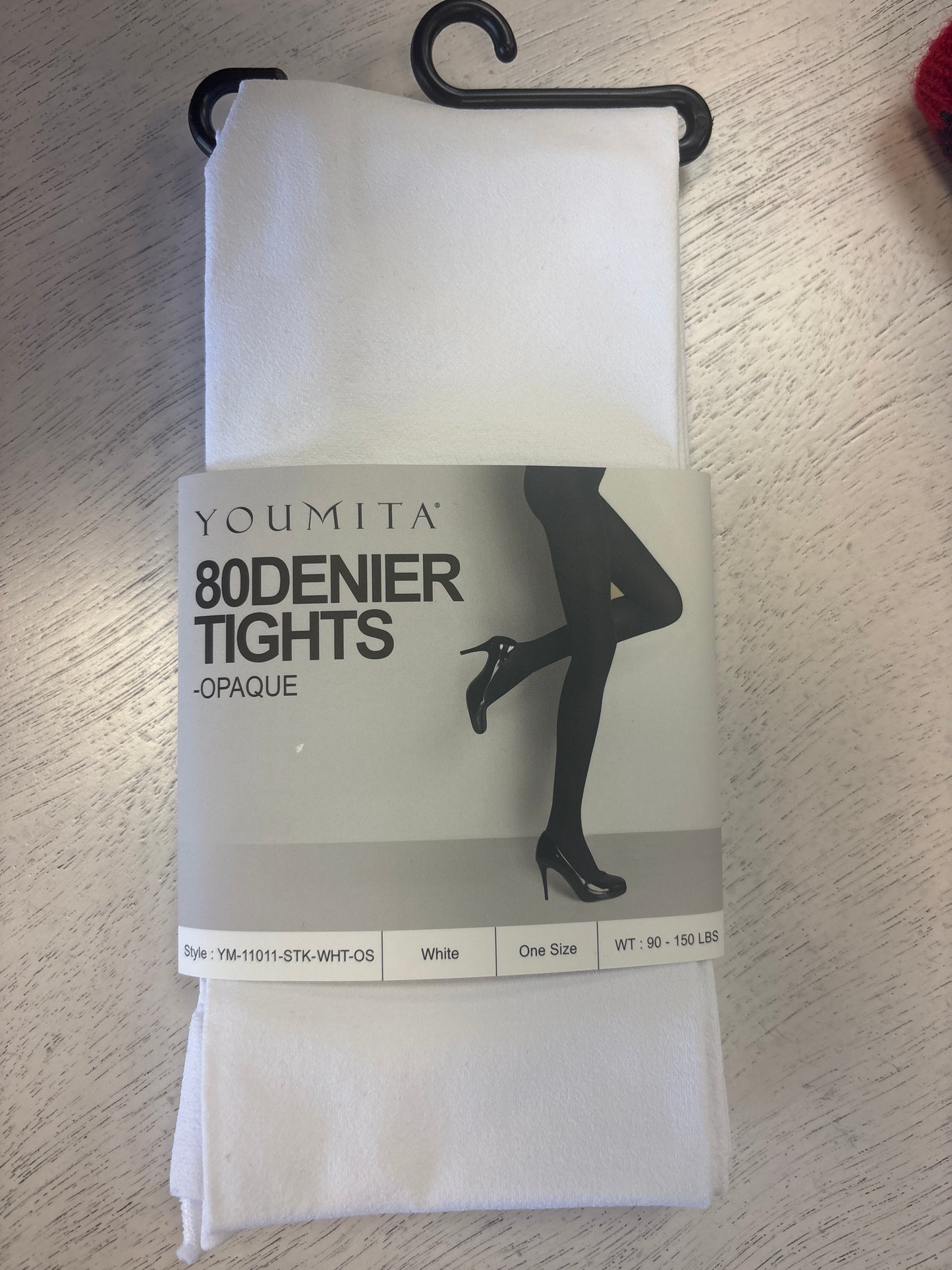 White Opaque Tights