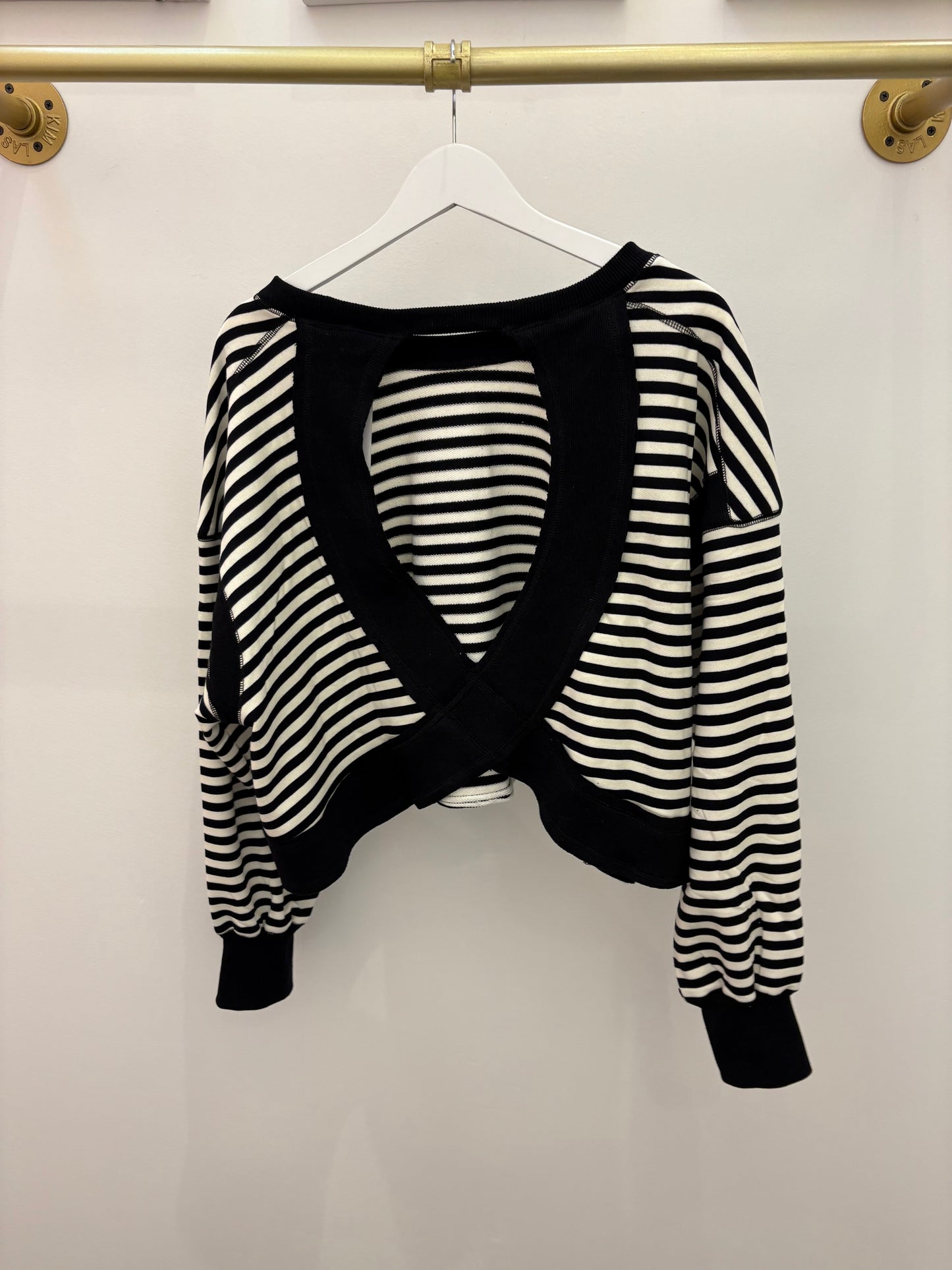 Work with me Top Black/Ivory