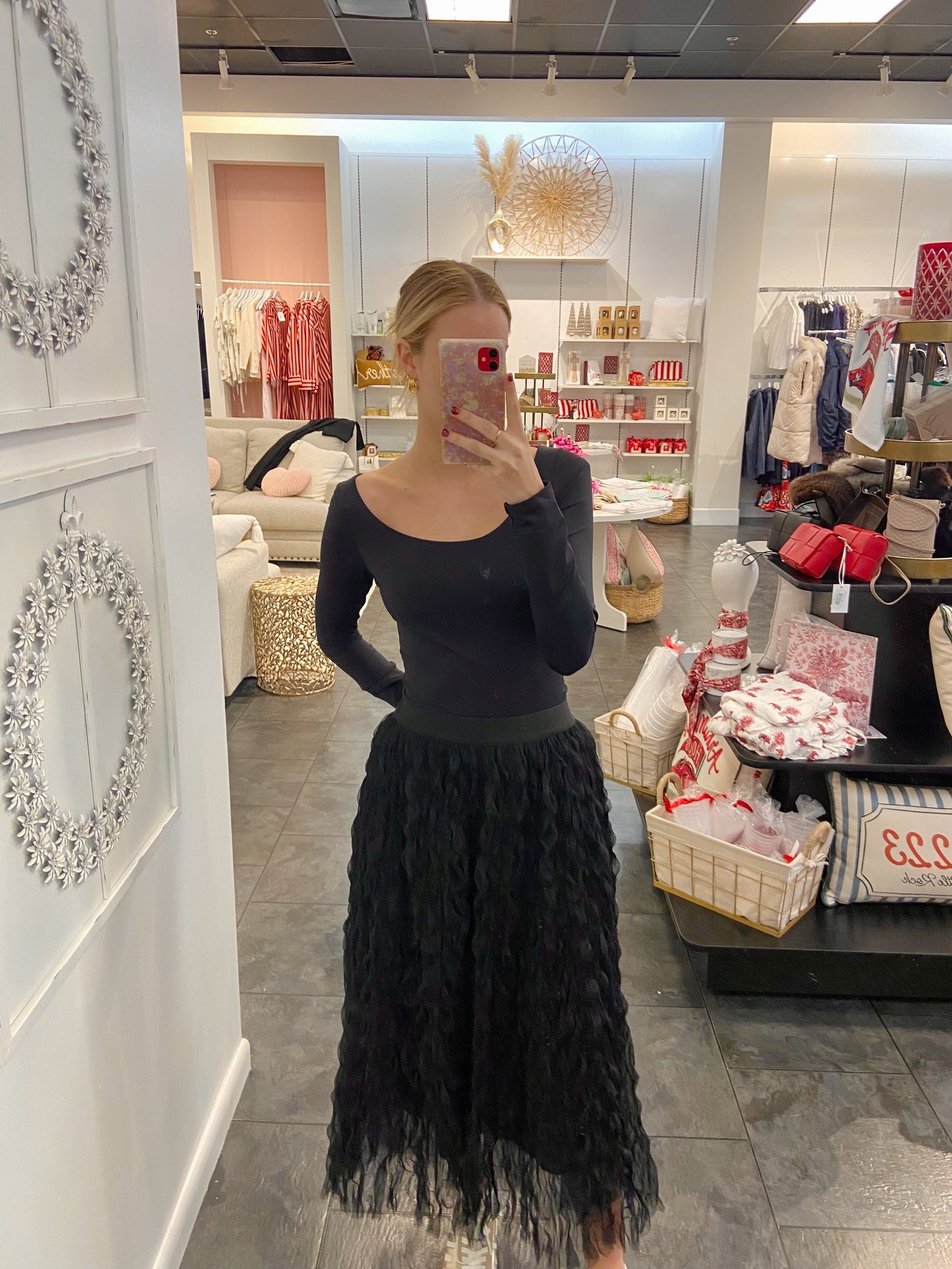 Wicked Chiffon Midi Skirt