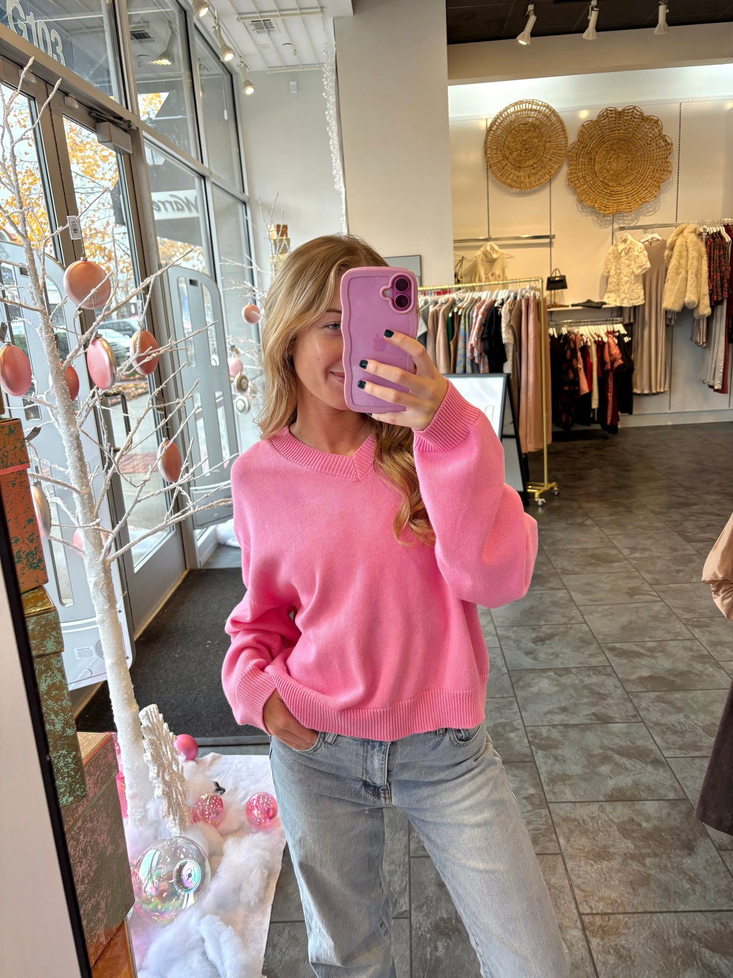 Sophie Pink Sweater