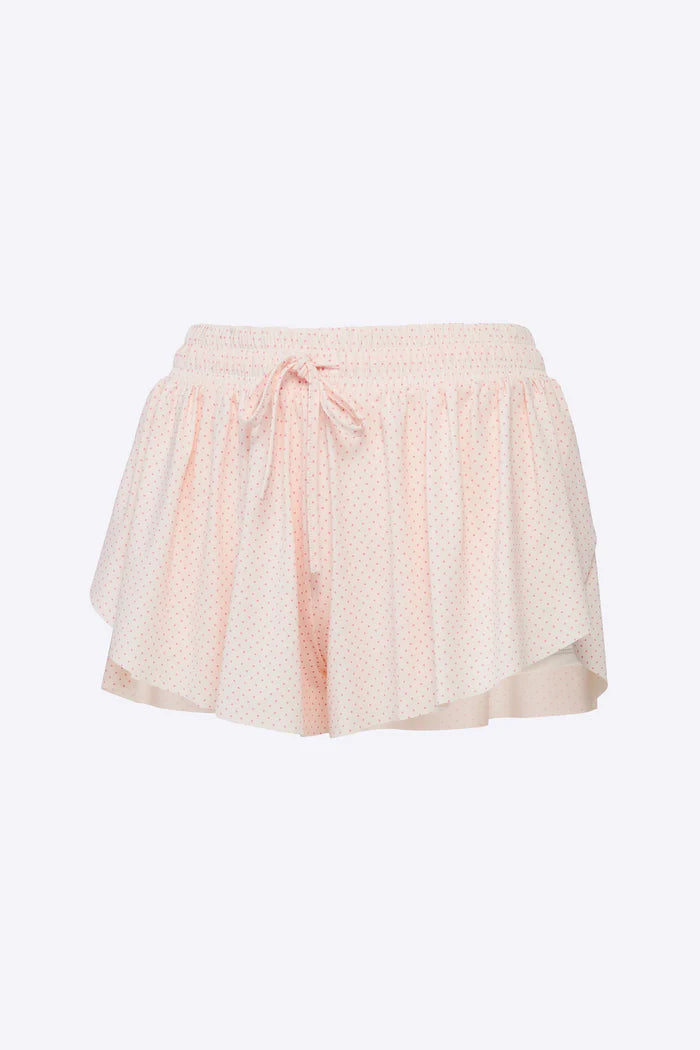 Whispering Dots Drawstring Athleisure Short