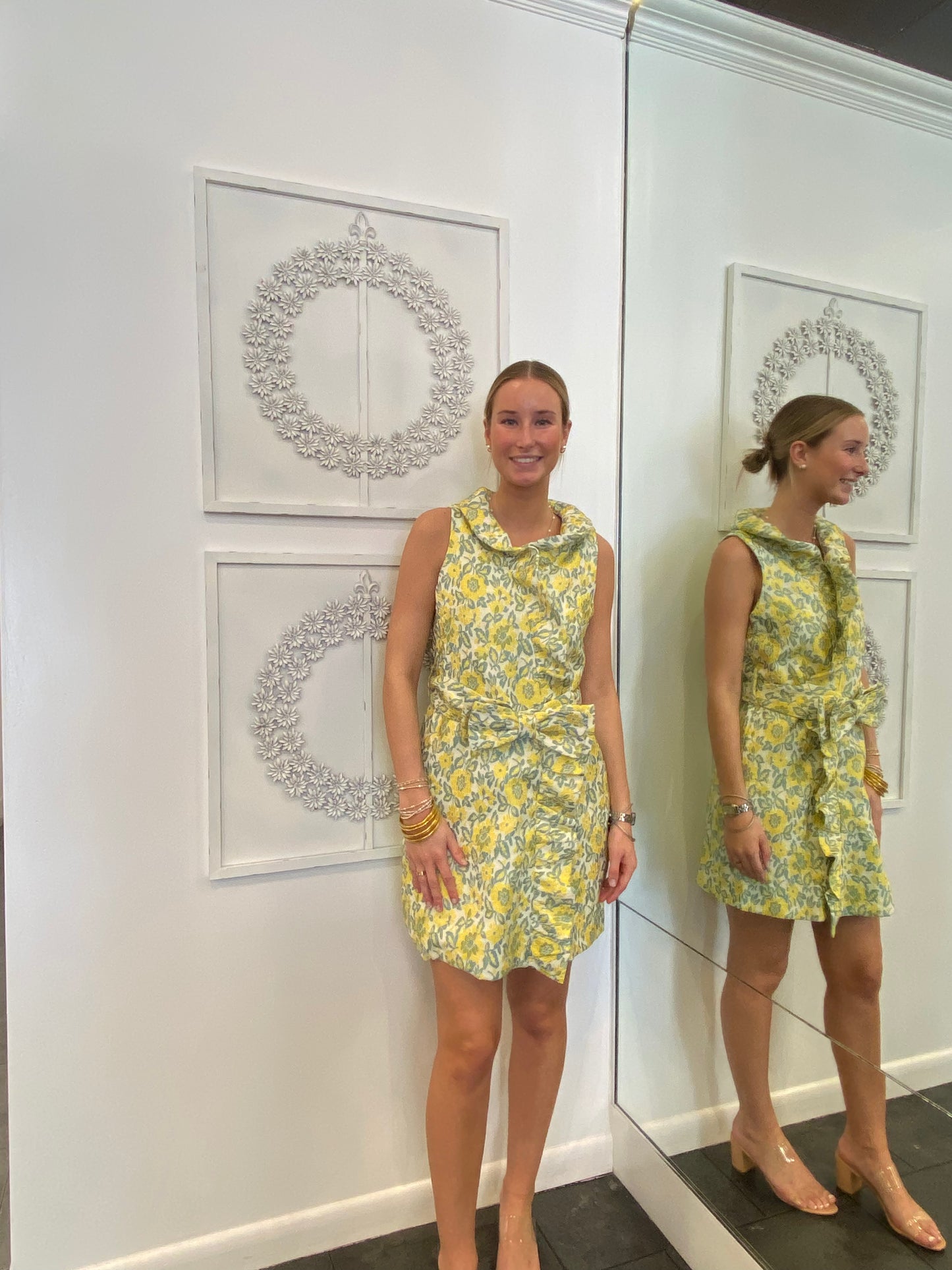 Sunnyside Ruffle Collar Dress