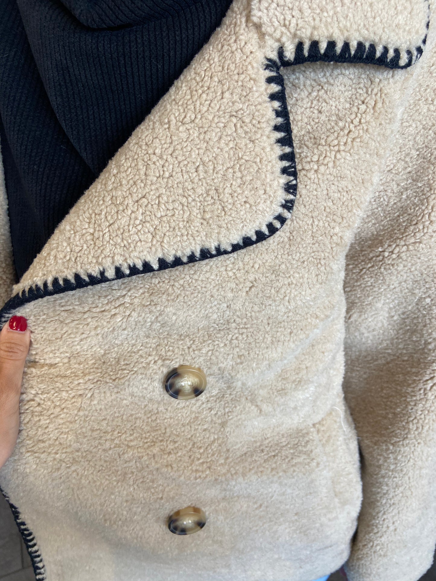 Teddy Stitch Edge Jacket