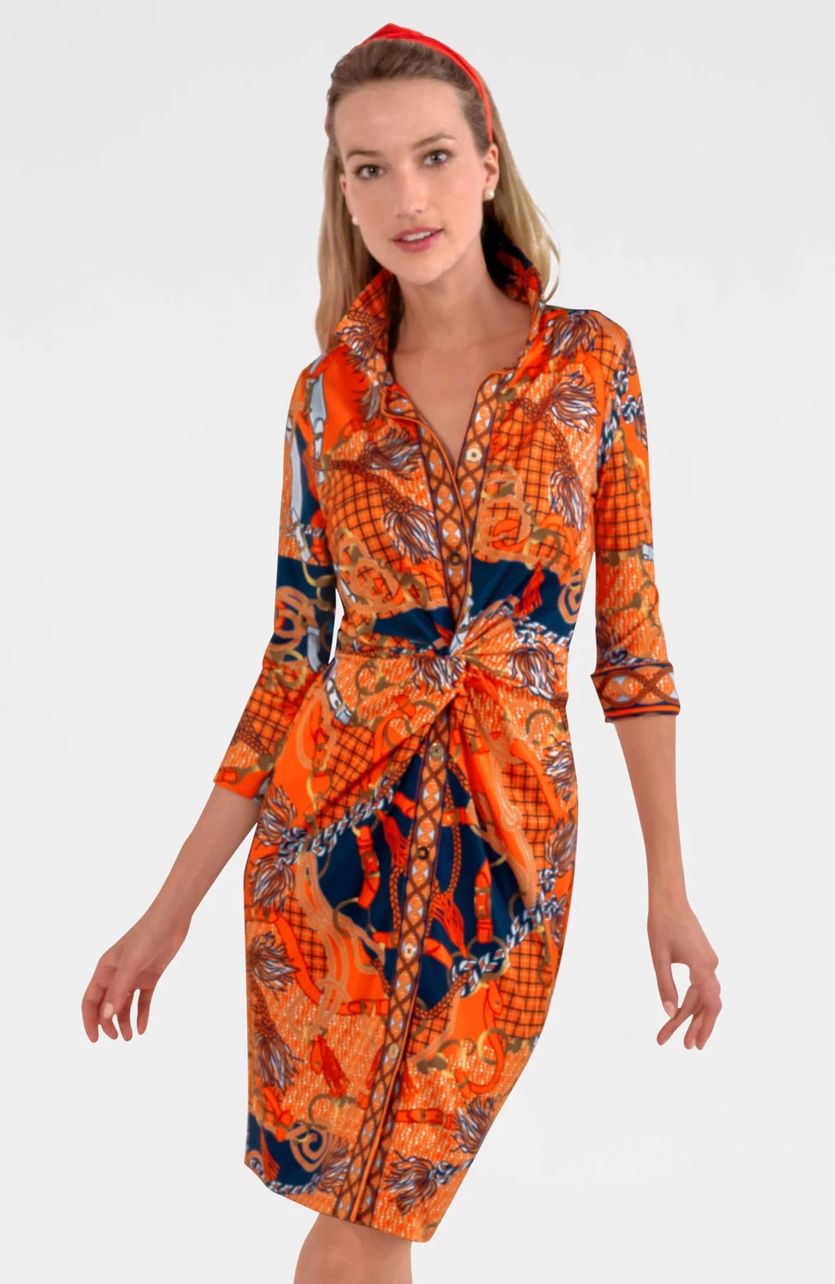 Twist and Shout Button Down Dress
