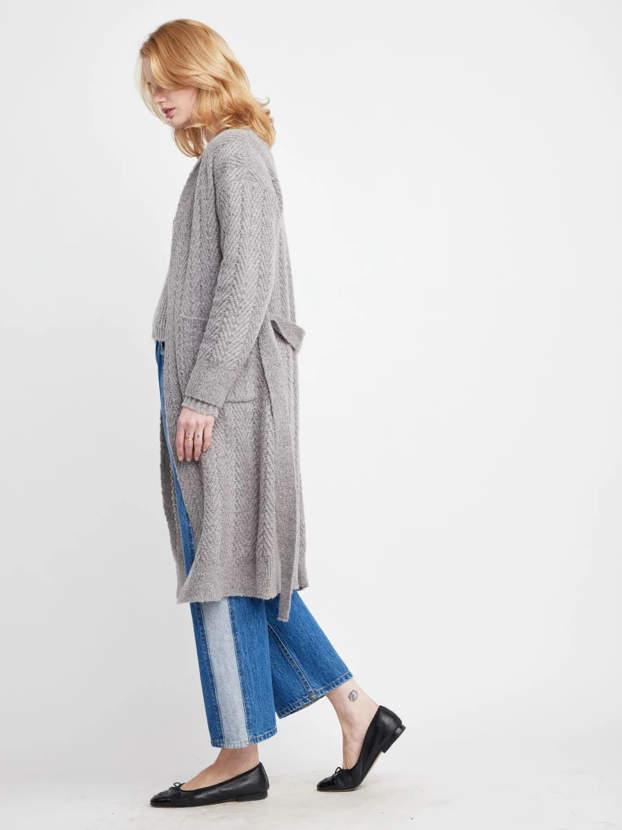 River Herringbone Duster