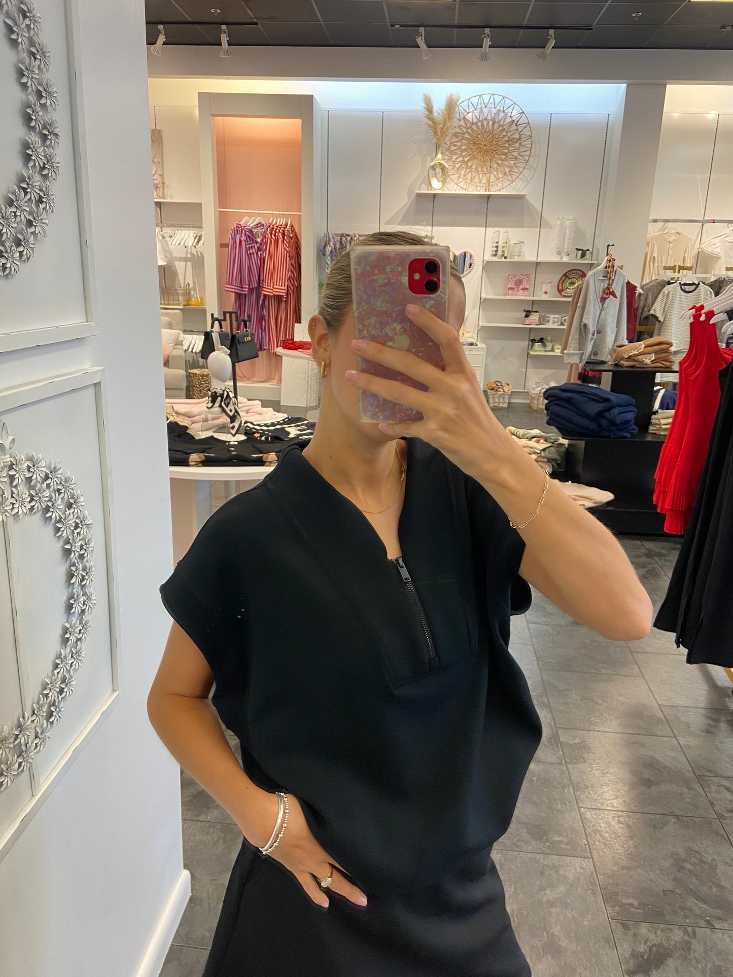 Black Sleeveless Top