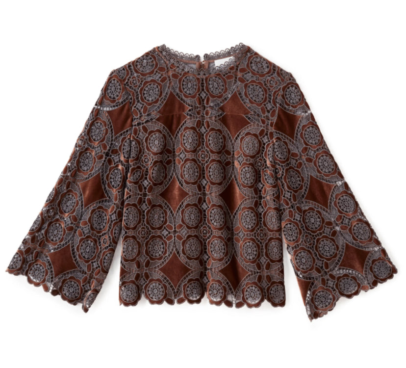 CARTOLINA Ellis Mocha Top