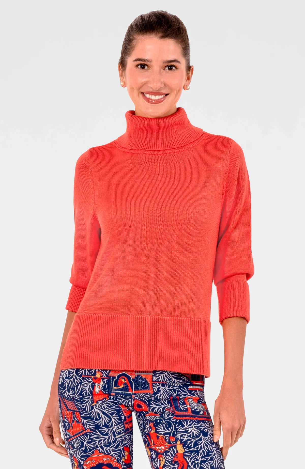 GRETCHEN SCOTT Coral Sorbet Sweater