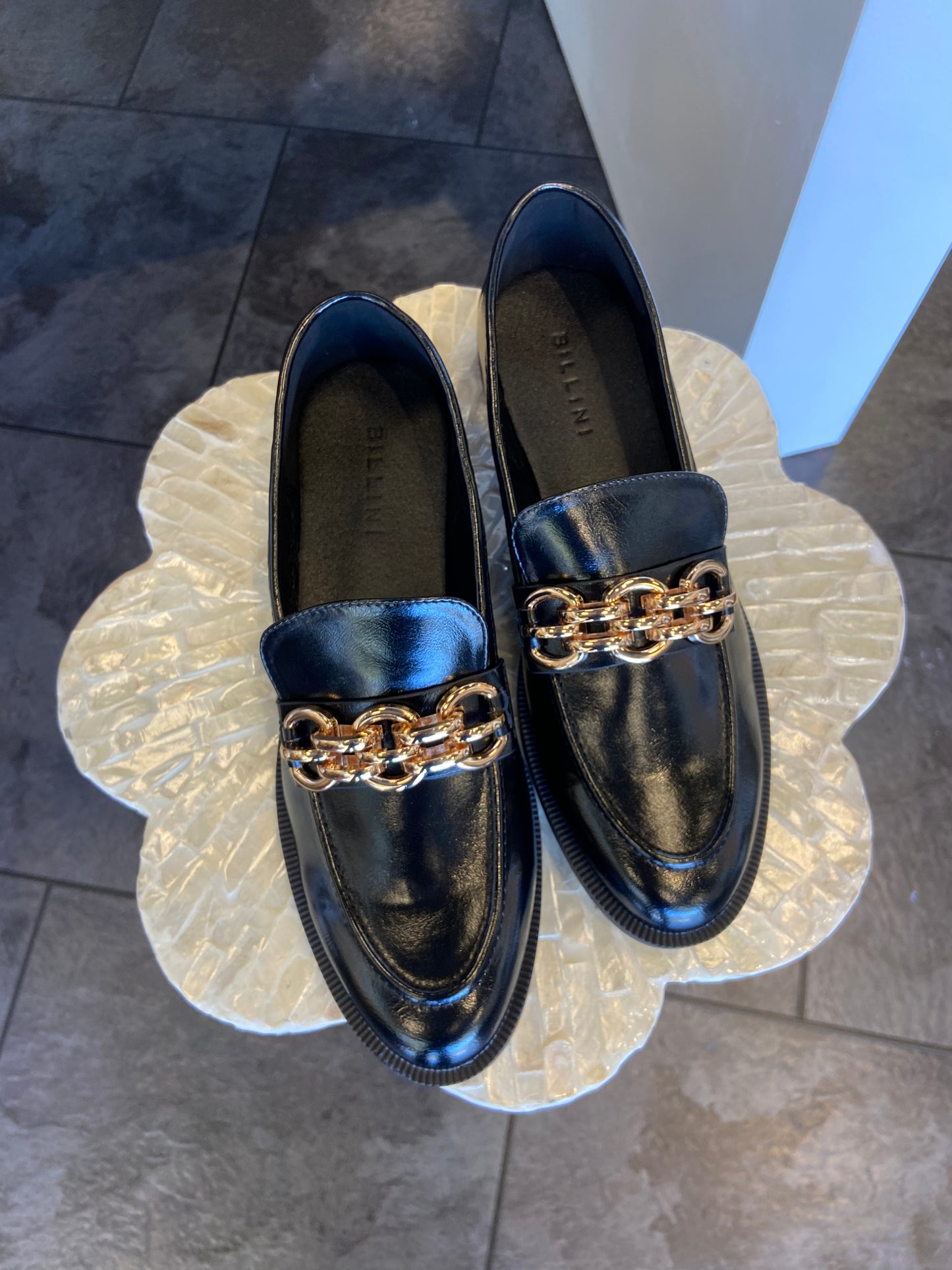 Wester Black Shiny Loafer