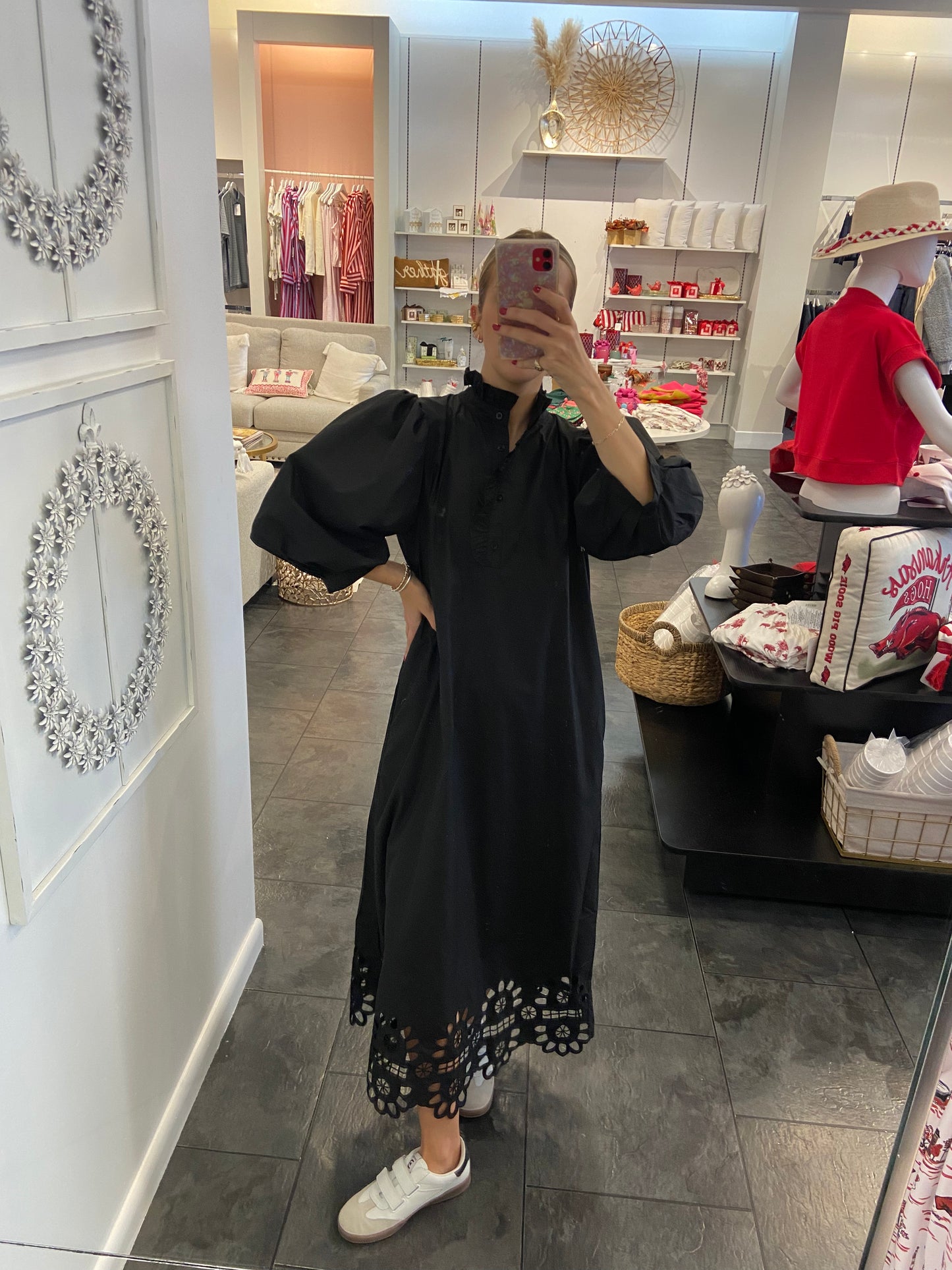 Regina Black Lace Bottom Maxi Dress