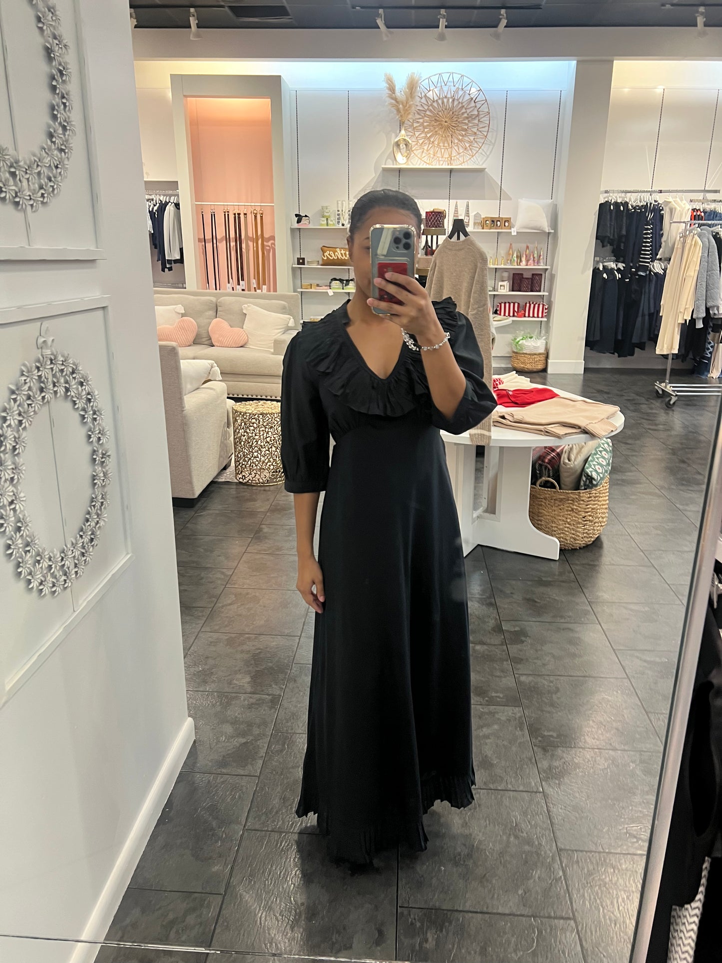 SUNDAYS Black Salona Dress