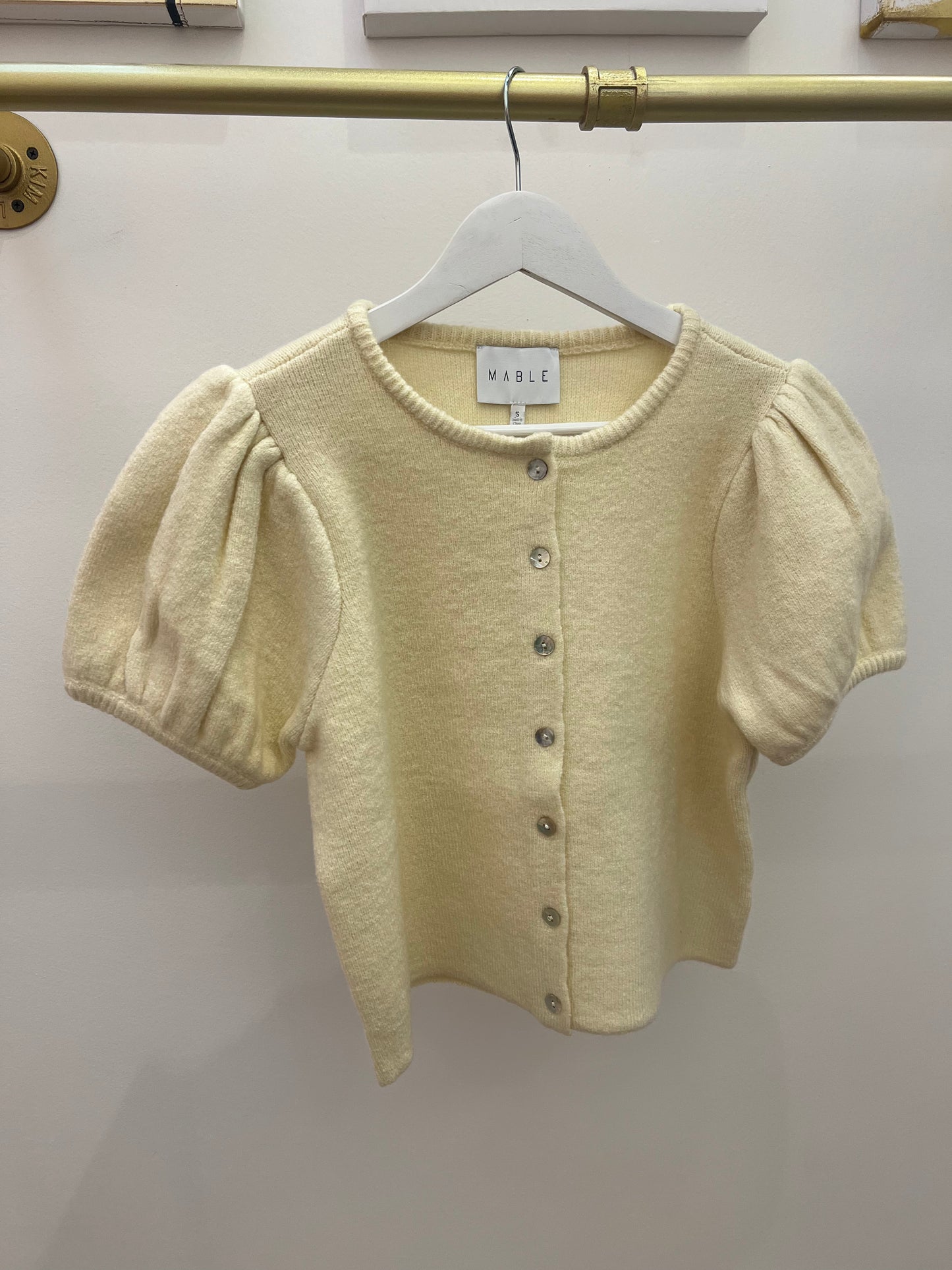 Butter Puff Sleeve Sweater