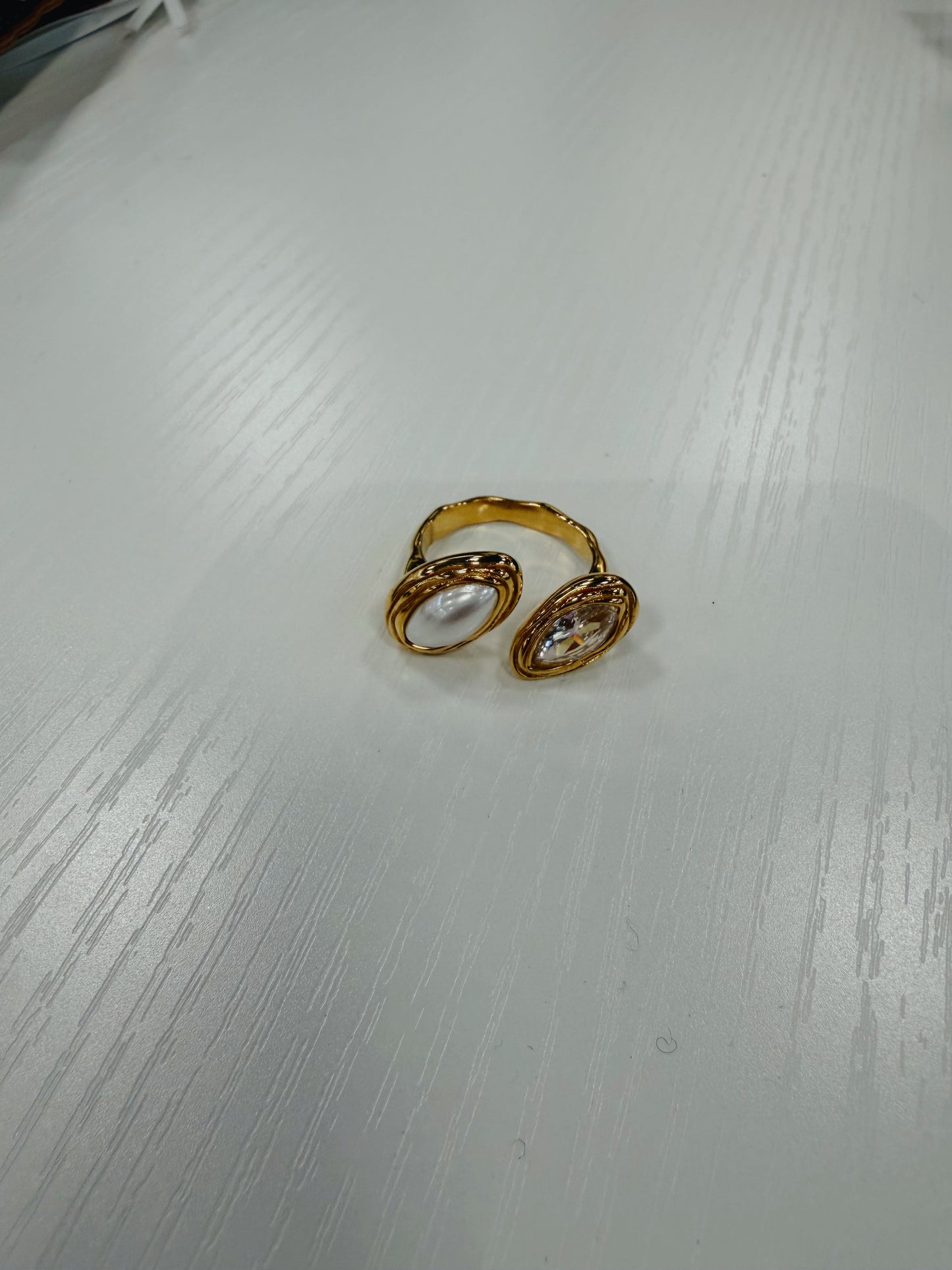 Gold with Pearl Ring
