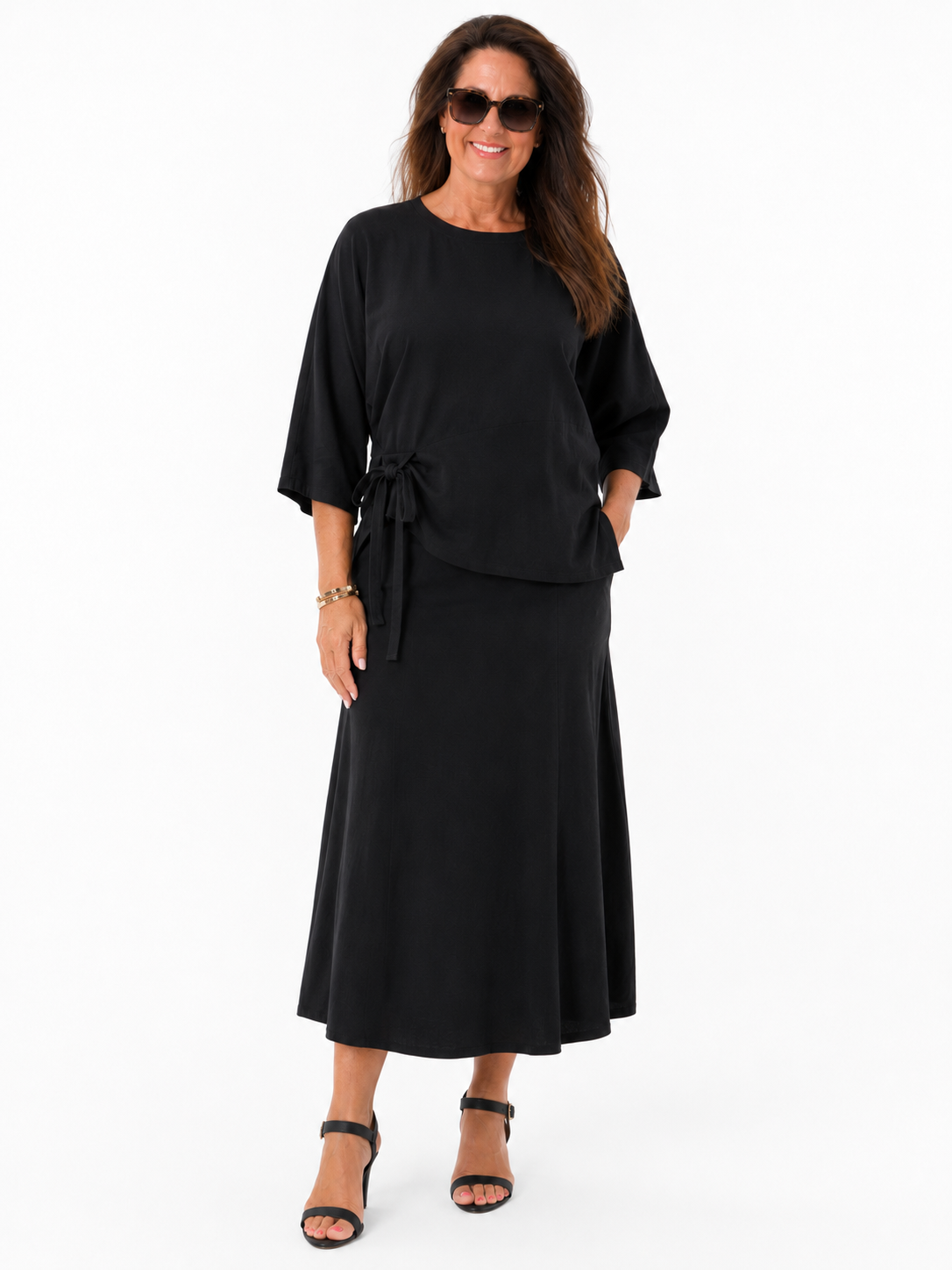 ASTRID Nora Black Skirt Set