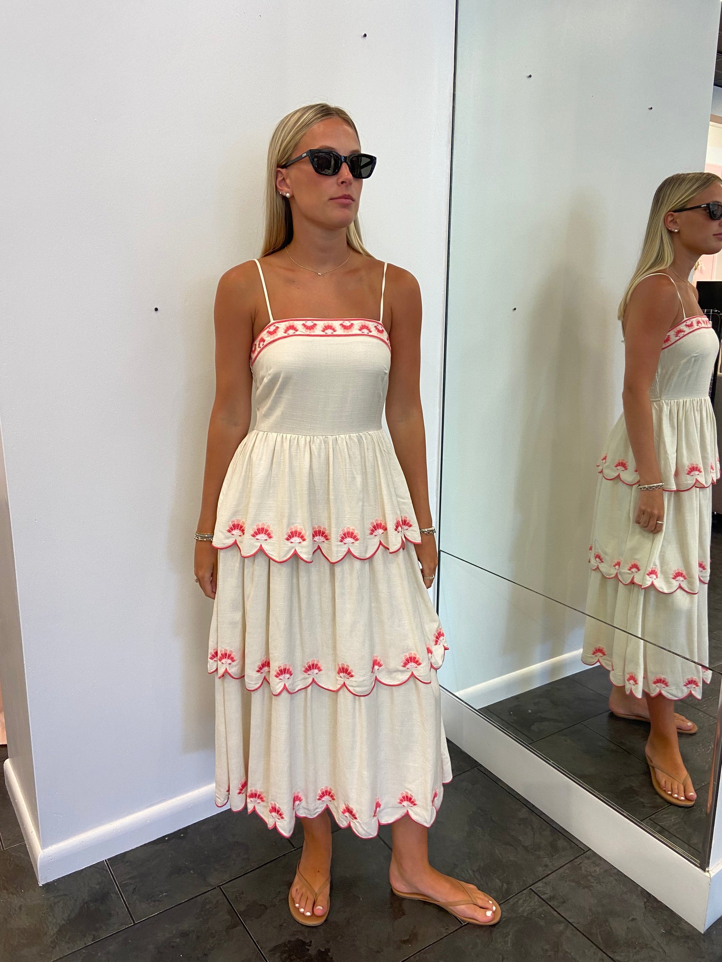 STRUT AND BOLT Pink Seashell Dress