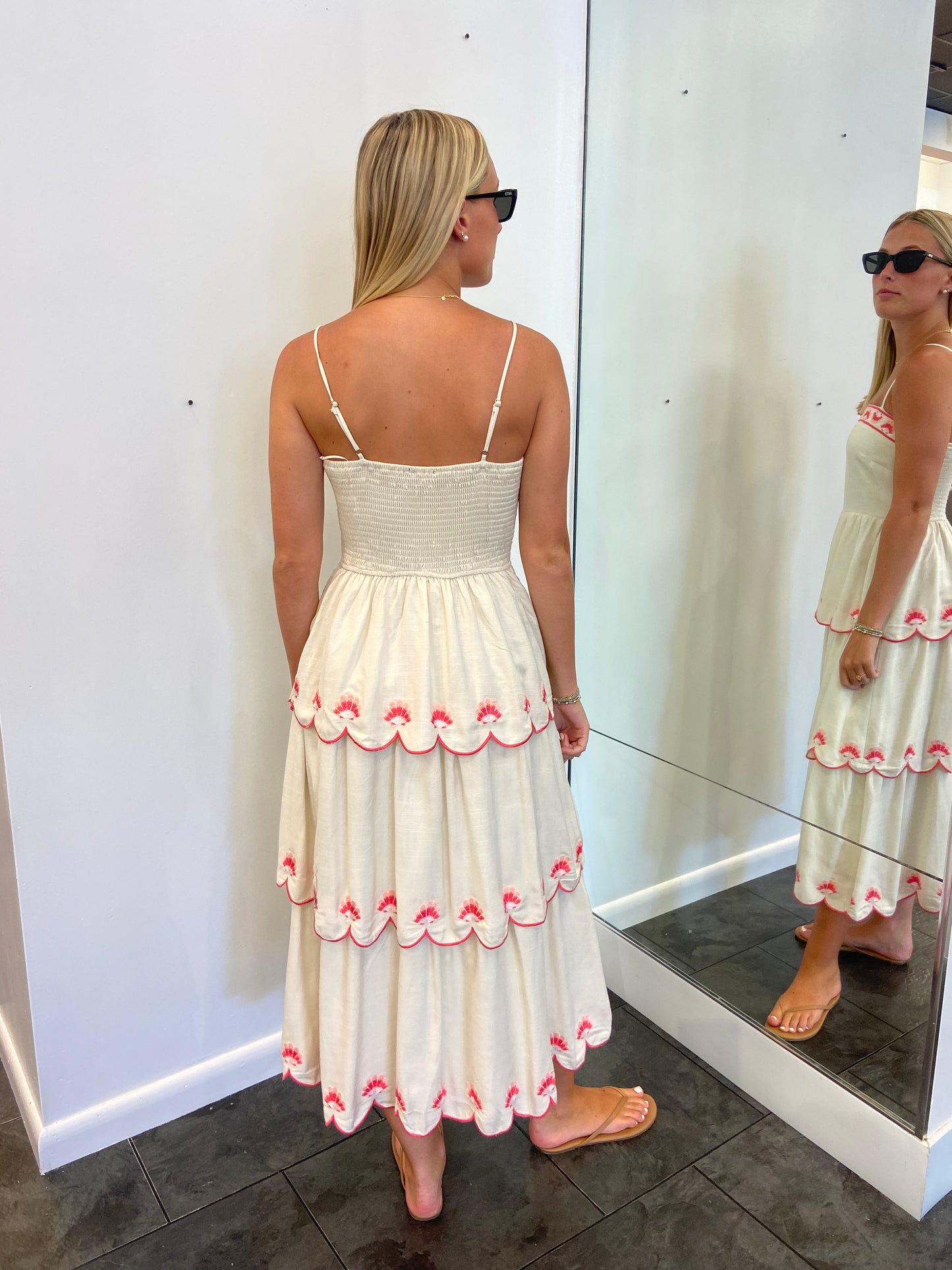 STRUT AND BOLT Pink Seashell Dress