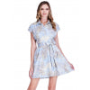 JADE Desert Palm Fit & Dart Dress