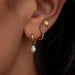 ALCO Gold Form Stud Earrings