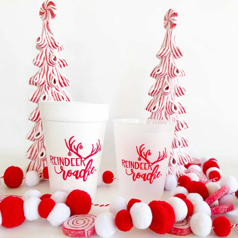 Reindeer Roadie foam cup