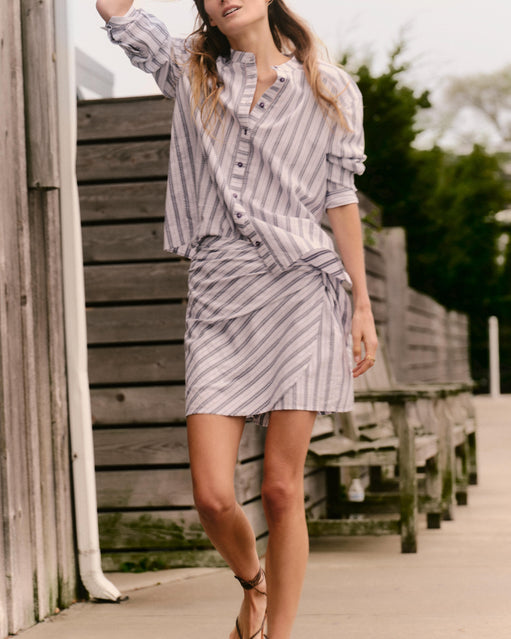 CARTOLINA Maris Skort - Coastal Indigo Stripe